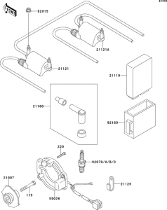 ZR750 Система зажигания