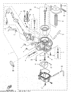 YP125 Карбюратор