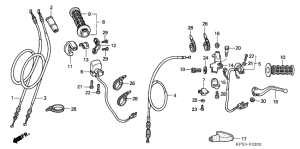  Handle lever / switch / cable