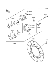 EL250 Передний тормоз