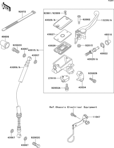 EX250 Главный тормозной цилиндр