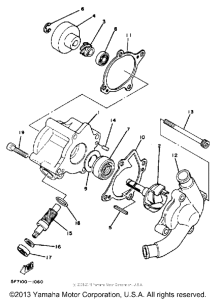 TZ250J Водяной насос