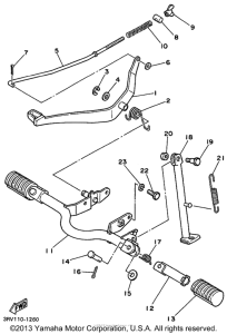 PW80L1 Stand - footrest