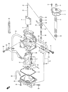 TS125 Carburetor assy