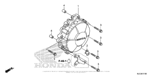  Крышка генератора