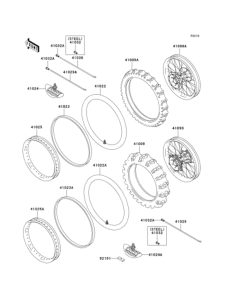 KX125 Колеса,покрышки