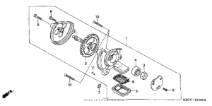 CB250 Масляный насос
