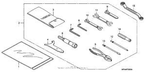 VTX1300C Инструмент