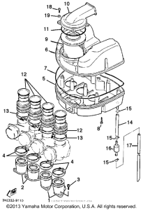FZR600RD Воздушный фильтр