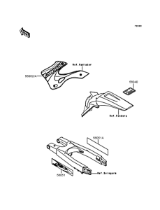 KX125 Наклейки