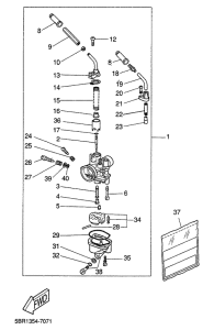 YQ50 Карбюратор