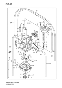 RM250 Carburetor assy