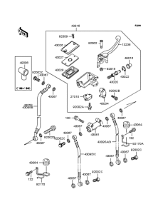 ZR400 Главный тормозной цилиндр