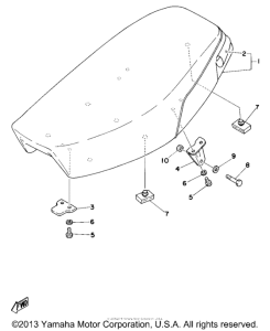 DT400D Сиденье