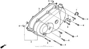 EZ90 Крышка картера левая