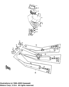 KH400 Air cleaners / mufflers
