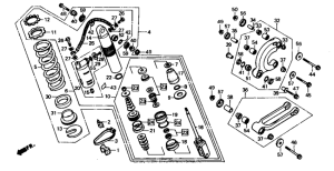 CR500R Shock absorber 85-86