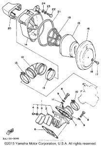 RT100D Воздушный фильтр