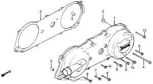 NH125 Облицовка левая сторона