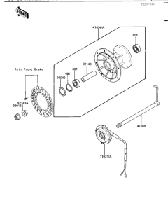  Передняя втулка