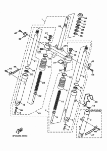 CE50 フロントフオーク