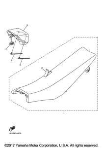 WR450F Сиденье