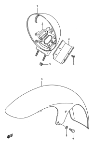 VS1400 Переднее крыло