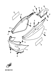 CW50RS Боковая крышка