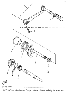 PW50D Стартер