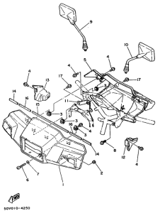 XC125 Motorverkleindung 1