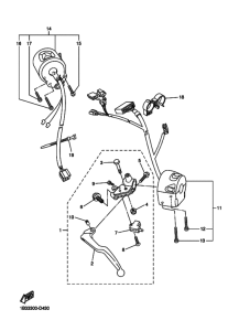 FZ6-N Interruptor  manillar&palanc