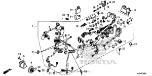 GL1800C Жгут проводов