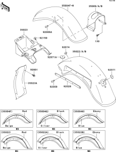 VN800 Fenders(1 / 2)(vn800-b5)