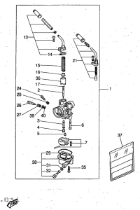 YQ50 Карбюратор