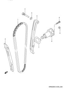 DR650 Держатель направляющей