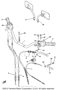 SR500E Handle - wire