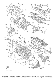 XVZ1300AMC Головка цилиндров