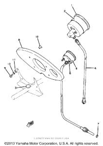 TZ250H Приборы