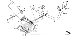 CB300F Глушитель