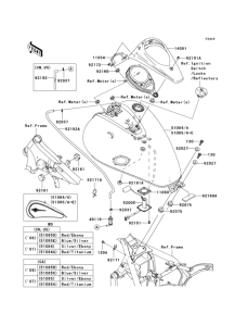 VN900 Fuel tank(1 / 3)(d6f / d7f)