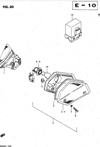 GV1400 Front turnsignal lamp