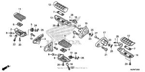 GL1800C Подножки
