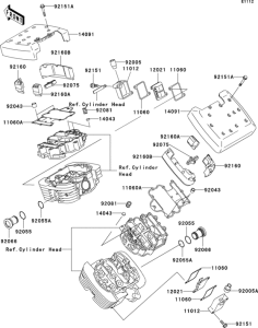  Крышка головки цилиндров