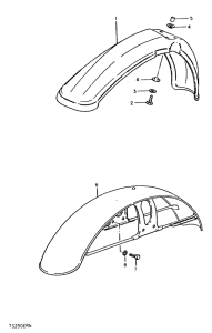 TS250 Переднее крыло