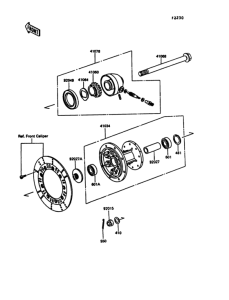 KL600 Переднее колесо