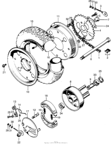 Z50A Переднее колесо