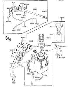 KZ1100 Воздухоочиститель