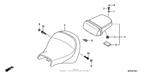 VTX1800N1 Сидение