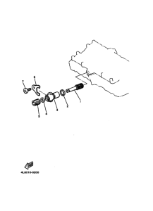 XJ650S Передача тахометра
