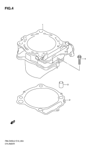 RM-Z450 Цилиндр
